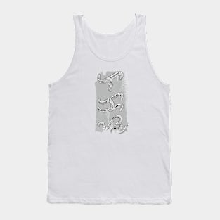 Tribal line Art / Baybayin word Lakas (Strenght) Tank Top